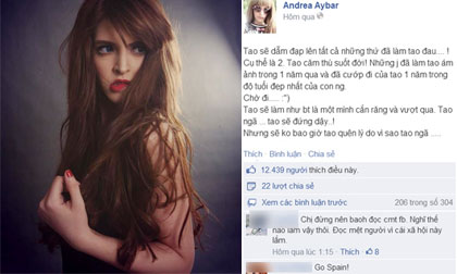 Andrea lại gây "sốc" với phát ngôn đầy cay cú