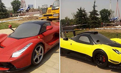 Bộ tứ siêu xe đỉnh cao bị làm nhái tinh vi ở Trung Quốc