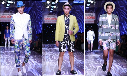 Xu hướng họa tiết in hoa tràn ngập sắc màu dành cho nam giới