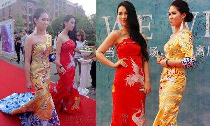 Hai nữ sinh 'nhái' Phạm Băng Băng trên thảm đỏ tốt nghiệp gây chú ý