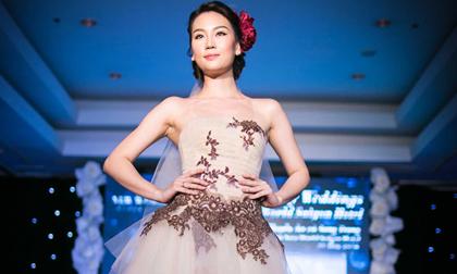 Bạn gái mới Trương Nam Thành lộng lẫy làm cô dâu