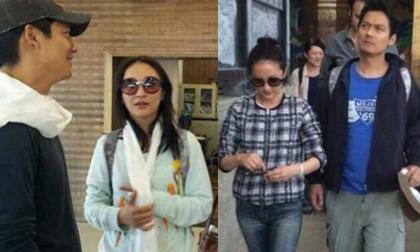 Châu Tấn và bạn trai lại bị bắt gặp ở sân bay