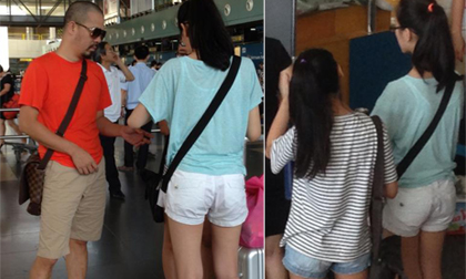 NTK Đức Hùng đưa 2 con gái xinh như hotgirl đi nghỉ mát
