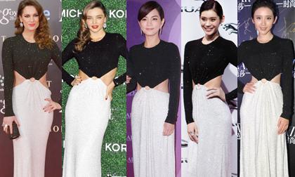 Mỹ nhân Âu - Á "phát cuồng" vì một chiếc váy