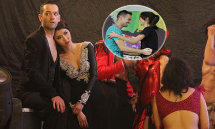 Ngọc Quyên "dính như sam" với trai Tây trên sàn khiêu vũ