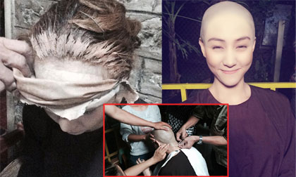 Fans xót xa vì hậu trường "xuống tóc" khổ cực của Ngân Khánh