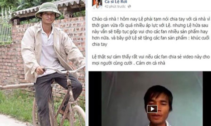 Sợ “gạch đá”, Lệ Rơi tuyên bố tạm giải nghệ khiến fan “khóc ròng“