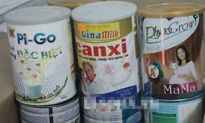 Hoảng hồn sữa "cao cấp" làm từ đường hóa học và nguyên liệu Trung Quốc