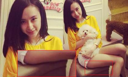 Angela Phương Trinh lại lạm dụng photoshop "gọt đùi" làm méo ghế