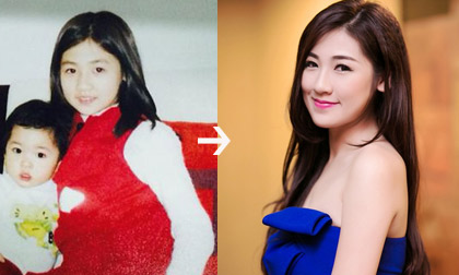 "Phát sốt" với hàng loạt ảnh mới thời thơ ấu của Sao Việt