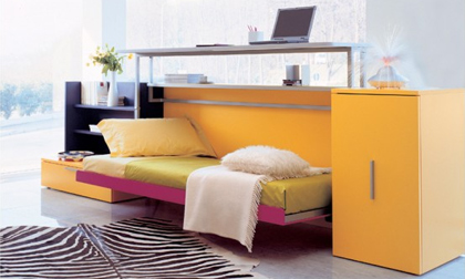 Những mẫu giường đa năng dễ đóng cho nhà chật