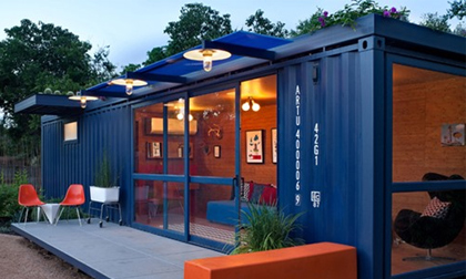 Nhà ở tuyệt đẹp làm từ container chở hàng (P1)