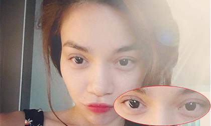 Hồ Ngọc Hà "tự sướng" lộ bọng mắt to mệt mỏi