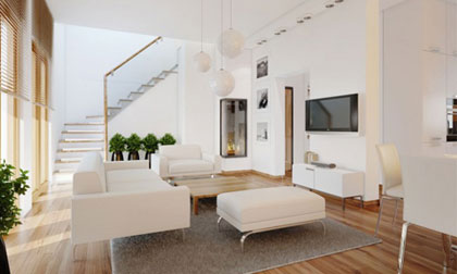 Xây 90m2 nhà Hà Nội xanh mát, hiện đại