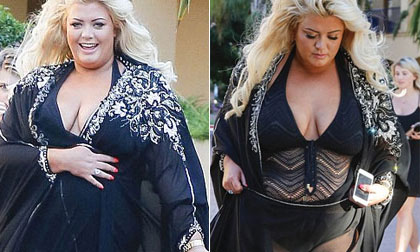 Choáng với thân hình đồ sộ và bộ ngực xệ của Sao nữ