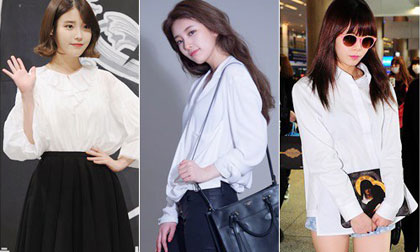 Mẹo kết hợp sơ mi trắng sang trọng và tinh tế như sao Hàn