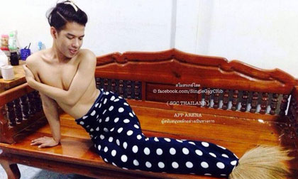 Giới trẻ châu Á "sốt" trào lưu chụp ảnh "nàng tiên chổi"