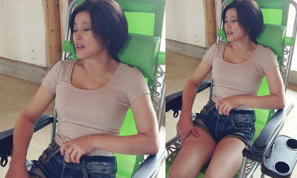 Lưu Hiểu Khánh U60 khoe eo nhỏ chân thon như thiếu nữ