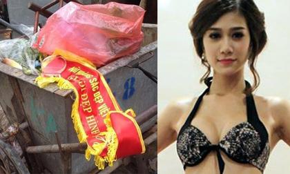 Thí sinh "Nữ hoàng sắc đẹp Việt Nam" ném danh hiệu vào xe rác vì bất bình