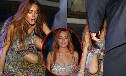 Lilo "muối mặt" vì bị "vồ ếch" trên thảm đỏ