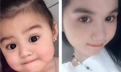 Những “bản sao nhí” hoàn hảo của sao Việt và sao châu Á