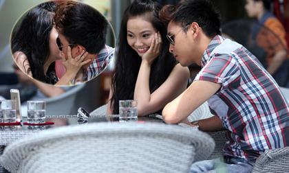 Bắt gặp Hồ Quang Hiếu và "bạn gái" hôn nhau giữa quán cà phê