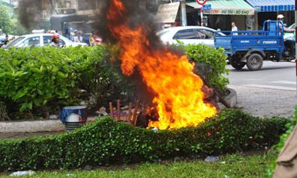 Một người đàn ông tự thiêu tại TP.HCM