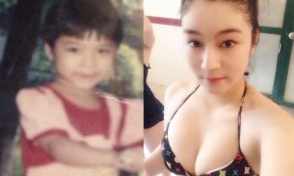 "Tình cũ" Cao Thái Sơn từ răng sún đến người đẹp ngực đầy với bikini khoe táo bạo