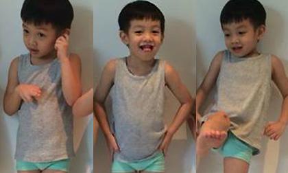 Thêm ảnh cực yêu của Subeo trong "bão chia tay" của bố mẹ