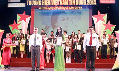 Công ty Mỹ phẩm Phi Thanh Vân đạt danh hiệu “Thương hiệu Việt Nam tin dùng 2014”