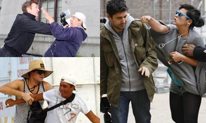 Muôn kiểu hành xử thô lỗ của sao với paparazzi