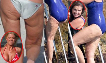 "Hoảng hồn" trước thân hình xập xệ của sao Hollywood