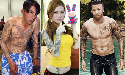 Sao photoshop (P4): Sao Việt vào vai "dân anh chị" xăm trổ đầy mình