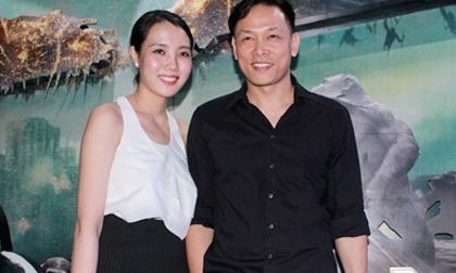 Đạo diễn Ngô Quang Hải rủ vợ Hoa hậu đi xem phim 