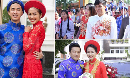 Những lễ đón dâu gây xôn xao nhất của sao Việt
