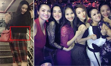 Trang Nhung bụng bầu to vẫn tiệc tùng tưng bừng