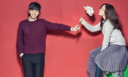Lee Seung Gi và Moon Chae Won nhí nhảnh trong bộ ảnh mới