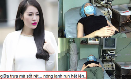 Quế Vân bất ngờ nhập viện vì bị sốt rét