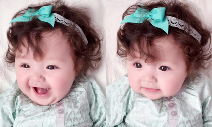 Cadie điệu đà với nơ cài đầu cực xinh