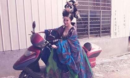 Hình ảnh hậu trường nhí nhố của Võ Tắc Thiên