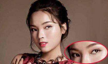 Ý kiến trái chiều về việc HH Kỳ Duyên lộ 'mắt không cân xứng'