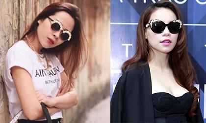 Sao Việt thích thú với mốt kính râm 'nở hoa' 