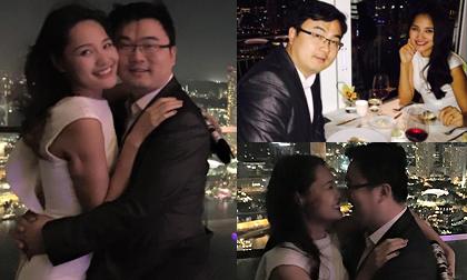 Hoa hậu Hương Giang mừng sinh nhật ngọt ngào bên ông xã