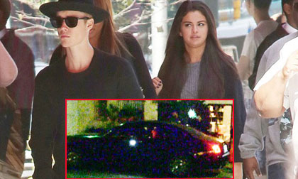 Justin Bieber và Selena Gomez lại tình tứ bên nhau
