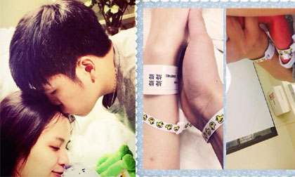 Diễm Hương khoe ảnh tình cảm ngọt ngào của gia đình nhỏ