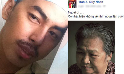 Duy Nhân đau buồn vì bà ngoại đột ngột qua đời