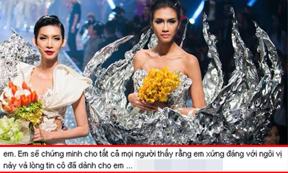 Quán quân Next Top lên tiếng sẽ chứng minh xứng đáng ngôi vị