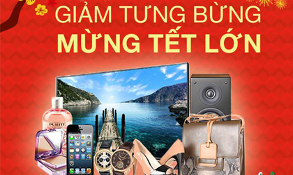 Khuyến mãi mừng xuân, tưng bừng giảm giá lên đến 50%