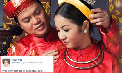 Thúy Nga tiết lộ từng bị chồng cũ đánh đập trước ngày cưới