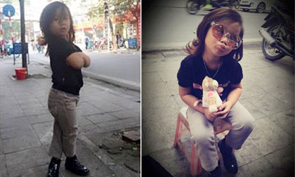 Con gái MC Thành Trung sành điệu dạo phố
